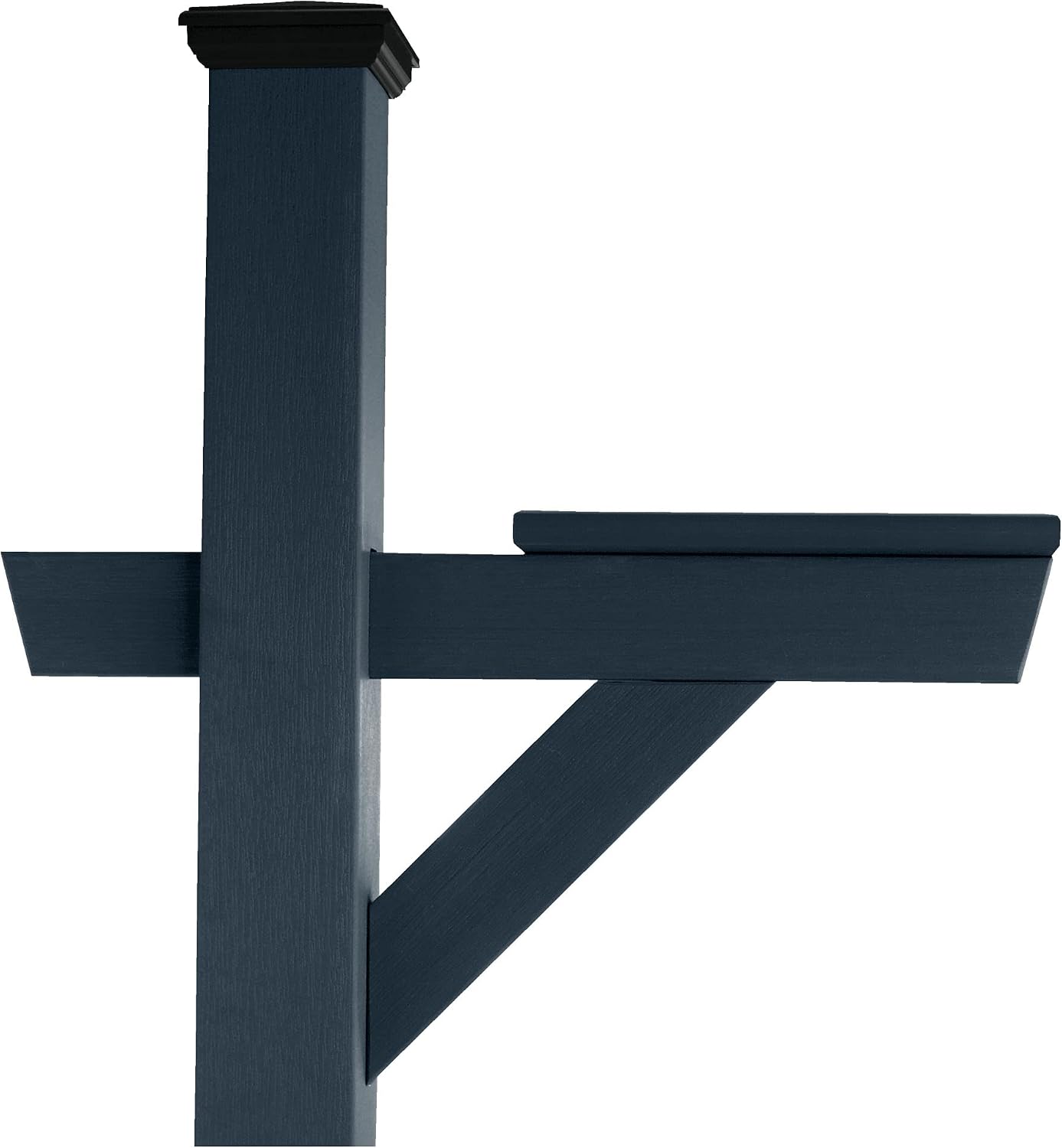 Highwood AD-MLBX1-CGE Hazelton Mailbox Post, Coastal Teak