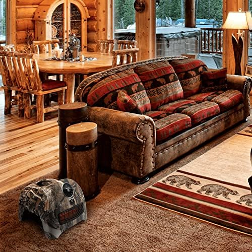 Heat Storm Mojave Indoor Ultra Lightweight Portable Infrared Space Heater - 1500 Watts - Built in Thermostat & Overheat Sensor - Remote Control