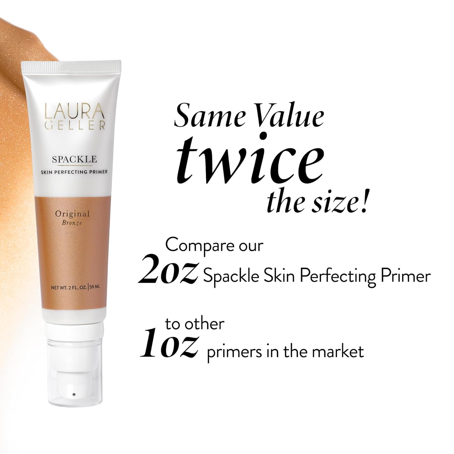 LAURA GELLER Spackle Makeup Primer, Champagne Glow - 2 Fl Oz