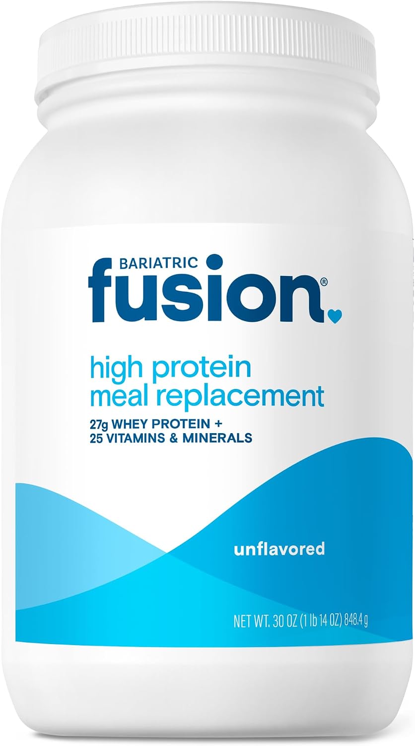 Bariatric Fusion Cappucino Meal Replacement 27g Protein Powder, 21 Serving Tub for Bariatric Surgery Patients Including Gastric Bypass and Sleeve Gastrectomy - No Gluten, Aspartame or Sugar