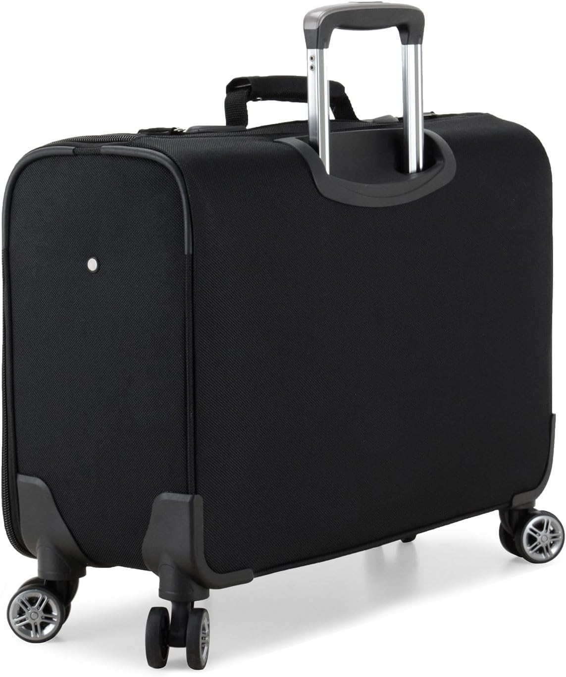 Traveler's Choice Carry-On Softside 8-Wheeled Spinner Garment Bag Luggage, Black, 21-Inch