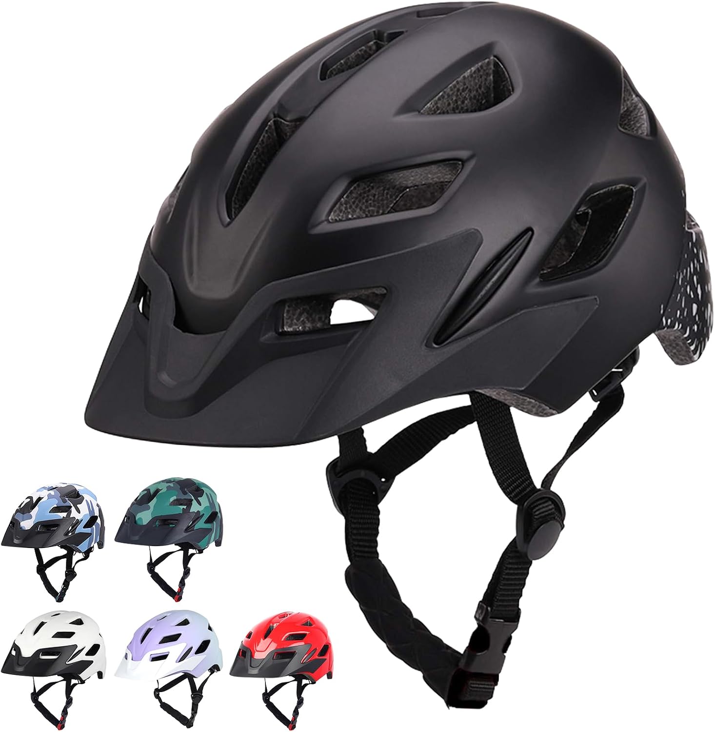 Kids Bike Helmet, Toddler Youth Helmet for Boys Girls, Ages 3-5, 5-8, 8-14