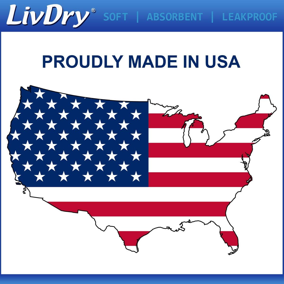 LivDry Ultimate XL Adult Incontinence Underwear, High Absorbency, Leak Cuff Protection, X-Large, 48-Pack