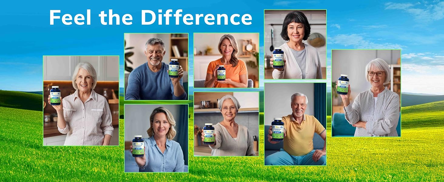 Feel the difference with Magnesium Citrate