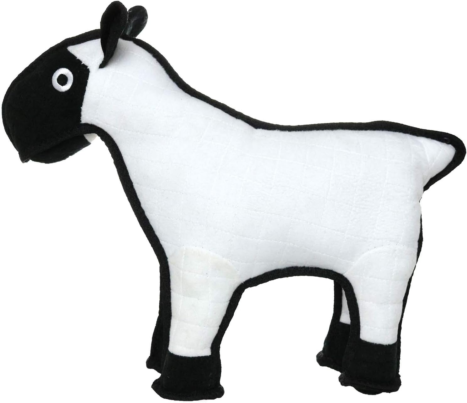 TUFFY® : Cow Dog Toy: Ultra Durable Plush Toy with Multiple Layers & Reinforced Seams, Washable and Floats, Original Construction