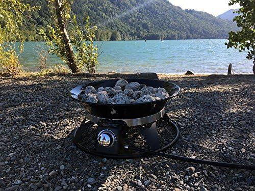 Outland Living Portable Propane Fire Pit, 21-inch, 58, 000 BTU with Fire Pit Cover & Carry Kit, Smokeless Gas Firebowl | Perfect for Camping, Patio