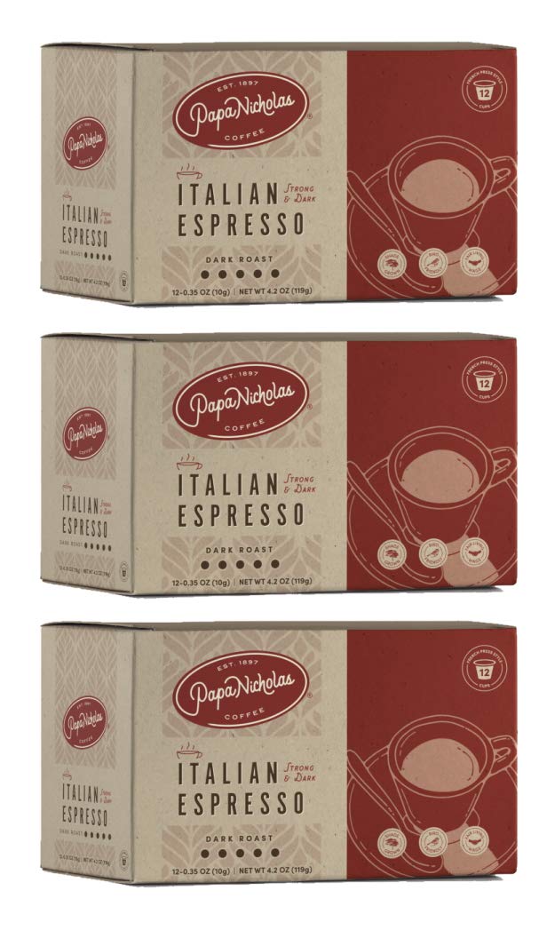Papanicholas Coffee Single Serve Coffee Cups, Fits Keurig K Cup Brewers, Coffee Pods Hawaiian Islands Blend,12 Ounce