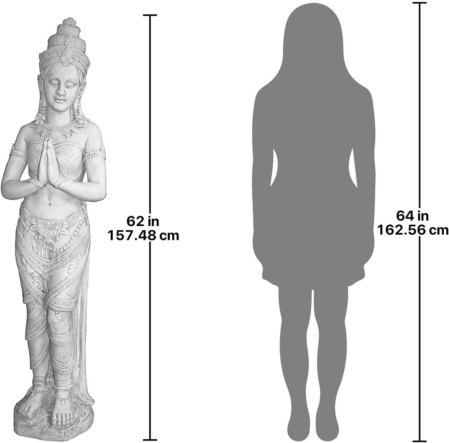 Design Toscano Thai Teppanom Beautiful Being Statue