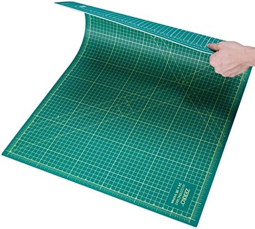ZERRO Self Healing Cutting Mat 24" x 36", Double Sided & Non-Slip | Professional 5-Ply Rotary Mat for Scrapbooking, Fabric, Quilting, Sewing, Crafts (A1)