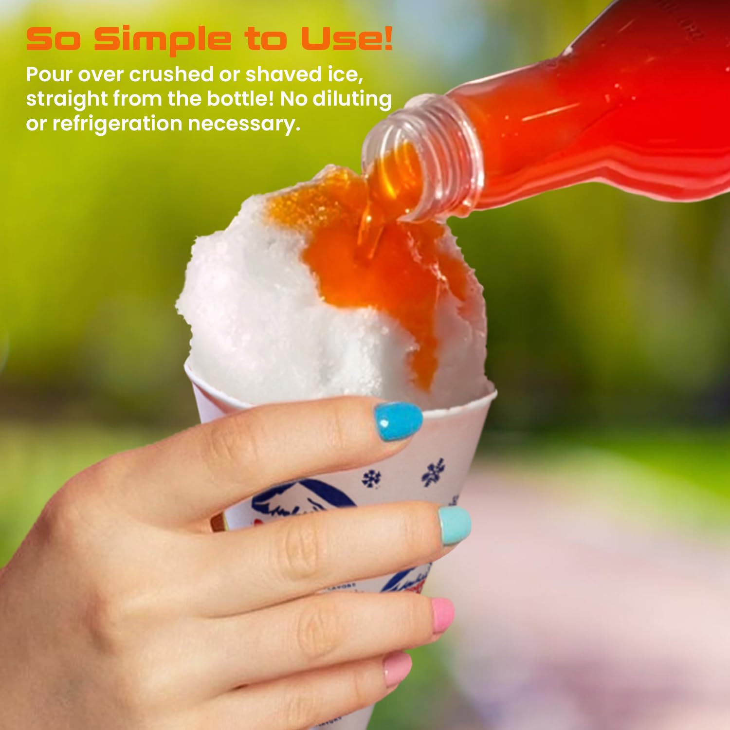 12.7oz Sno-Cone Syrups (4 Pack)