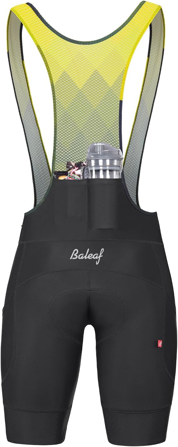 baleaf Mens 4D Padded Cycling Bib Shorts Bicycle Biking Bibs