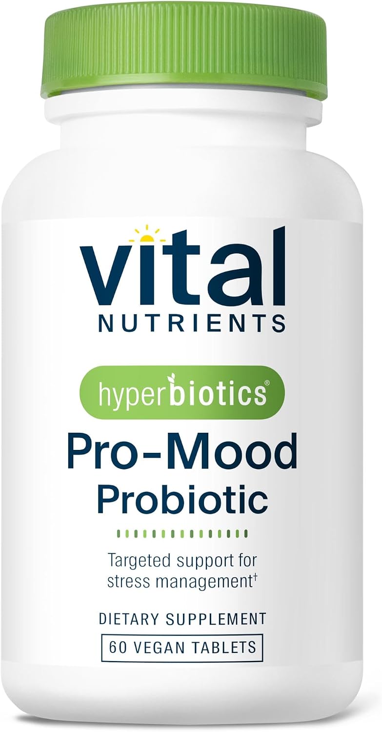 Vital Nutrients Pro-Mood Probiotic, 60 Vegan Tablets