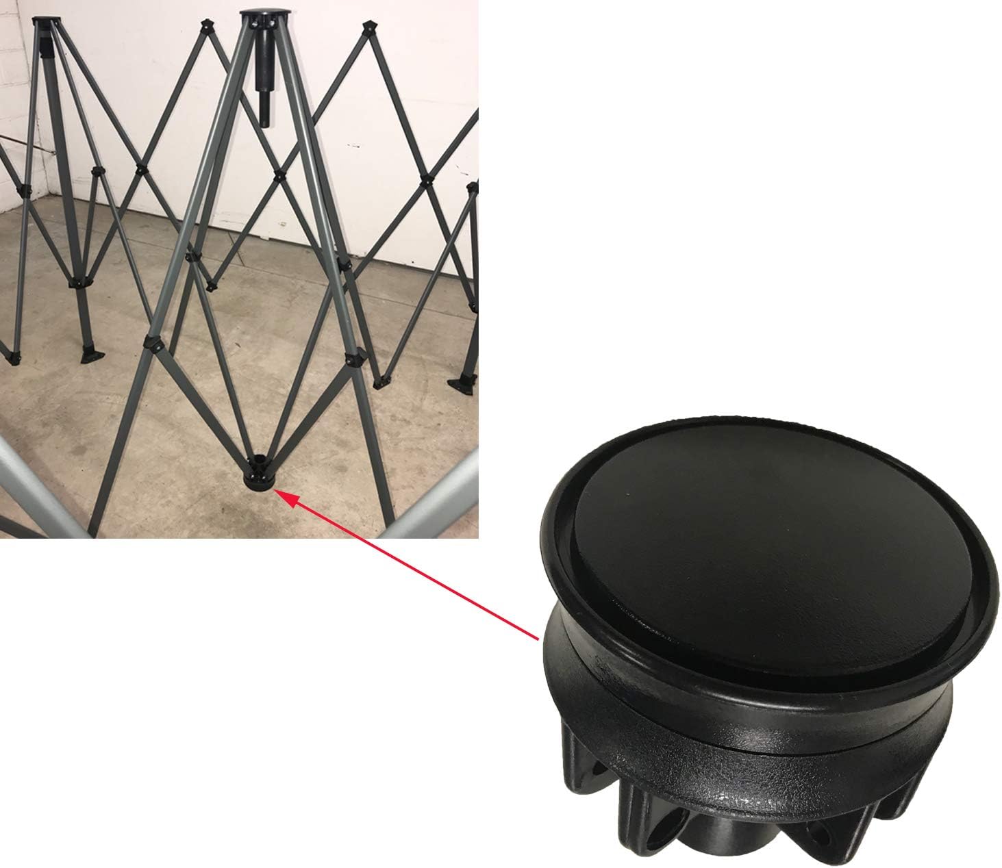 Quest Q100 Quick Lift 10' x 10' Straight Leg Canopy Lower HUB Replacement Parts Repair