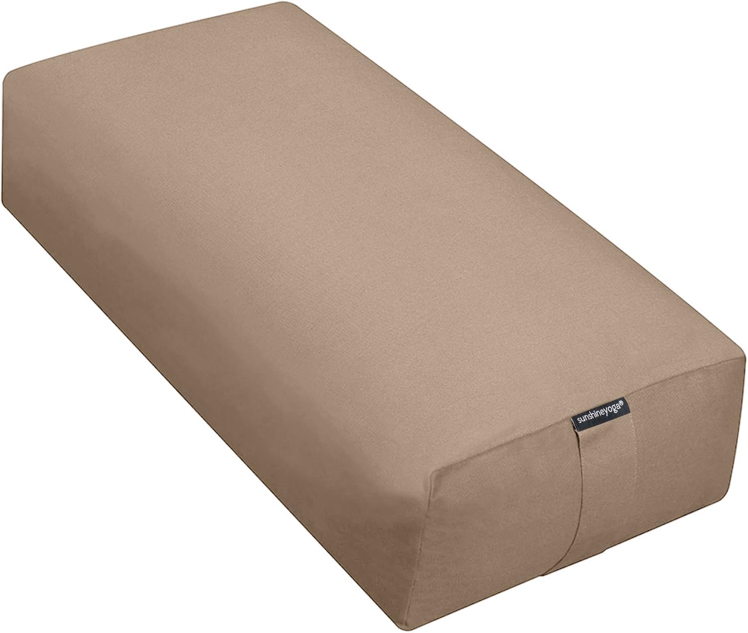 Firm Large Yoga Bolster, 24x12x6in