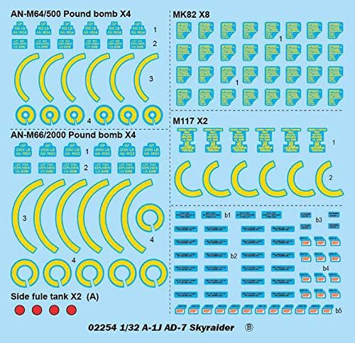 Trumpeter A1J AD7 Skyraider Aircraft Model Kit (1/32 Scale)