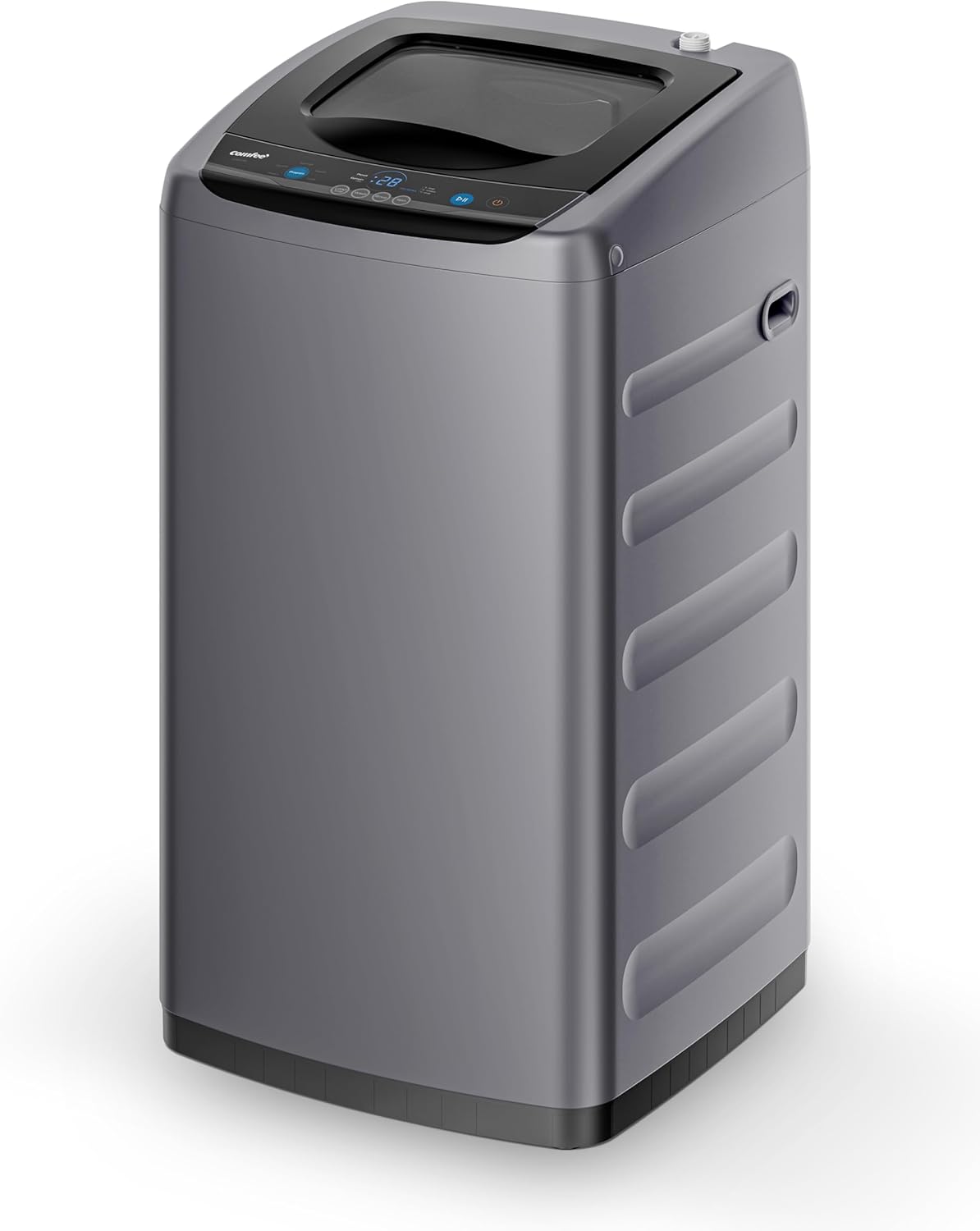 COMFEE’ 1.6 Cu.ft Portable Washing Machine, 11lbs Capacity Fully Automatic Compact Washer with Wheels, 6 Wash Programs Laundry Drain Pump