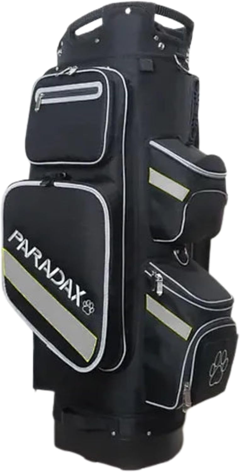 PARADAX A1-1 All-in-One Golf Bag - Cart Built Inside The Bag! | Cart hides Inside The Golf Bag Within Seconds. Push Golf Bag and Cart | Golf Bag and Cart Combo | Golf Bag with Wheels