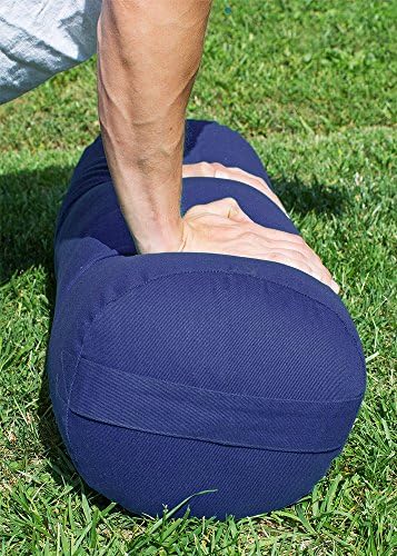 YogaAccessories MAX Support Deluxe Round Cotton Yoga Bolster