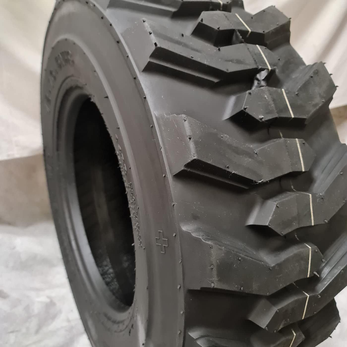 1 Tire 12-16.5 14 Ply NHS TL ROAD CREW Deeper Tread w/Rimguard Skid Steer Tires HD