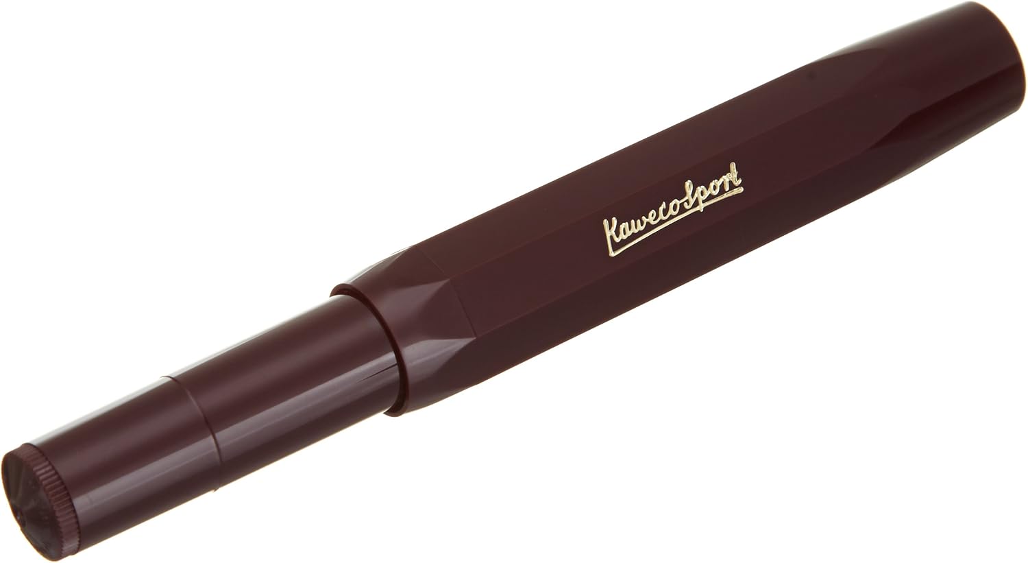 Kaweco CLASSIC SPORT Fountain Pen White with 23 Carat Gold-Plated Steel Nib and Iridium Tip for Ink Cartridges I Sport Fountain Pen 13 cm I Nib: BB (Extra Broad)