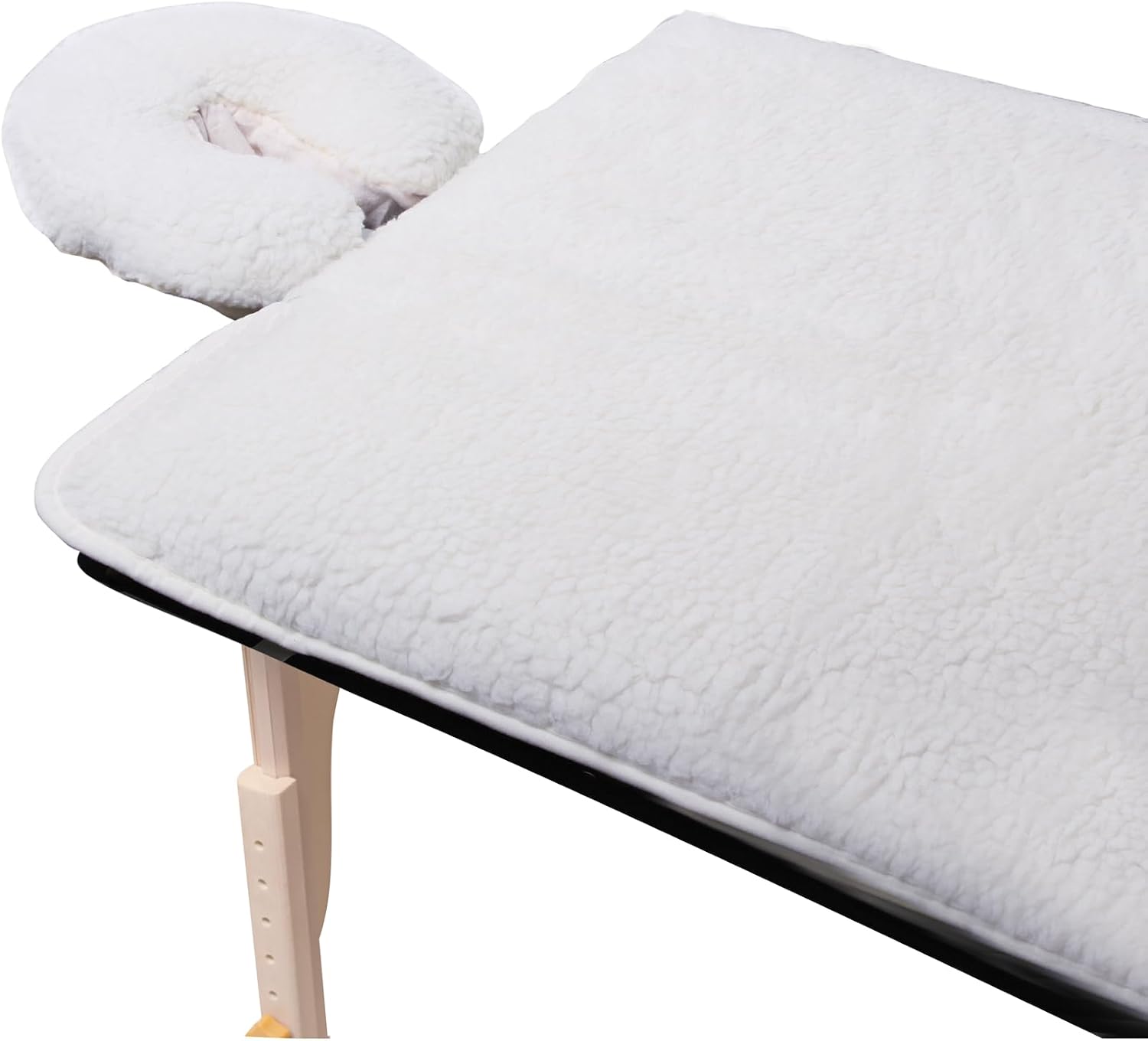 ForPro Fleece Massage Pad Set, 31Wx72L in, Hypoallergenic | for Massage Table Face Cradles, Face Rest Covers, Headrest Covers, Spa Cradle Covers, Salon & Spa Essentials