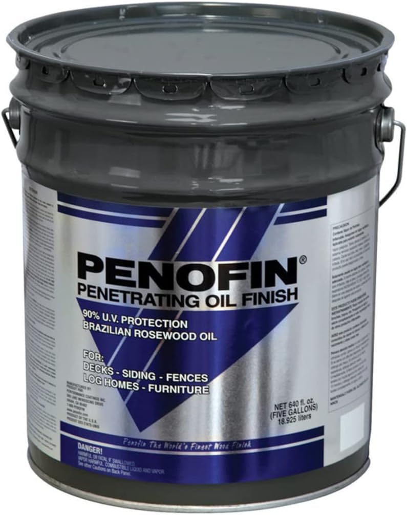 Penofin Blue Semi-Transparent Redwood Oil-Based Wood Stain 5 gal. - Case of: 1