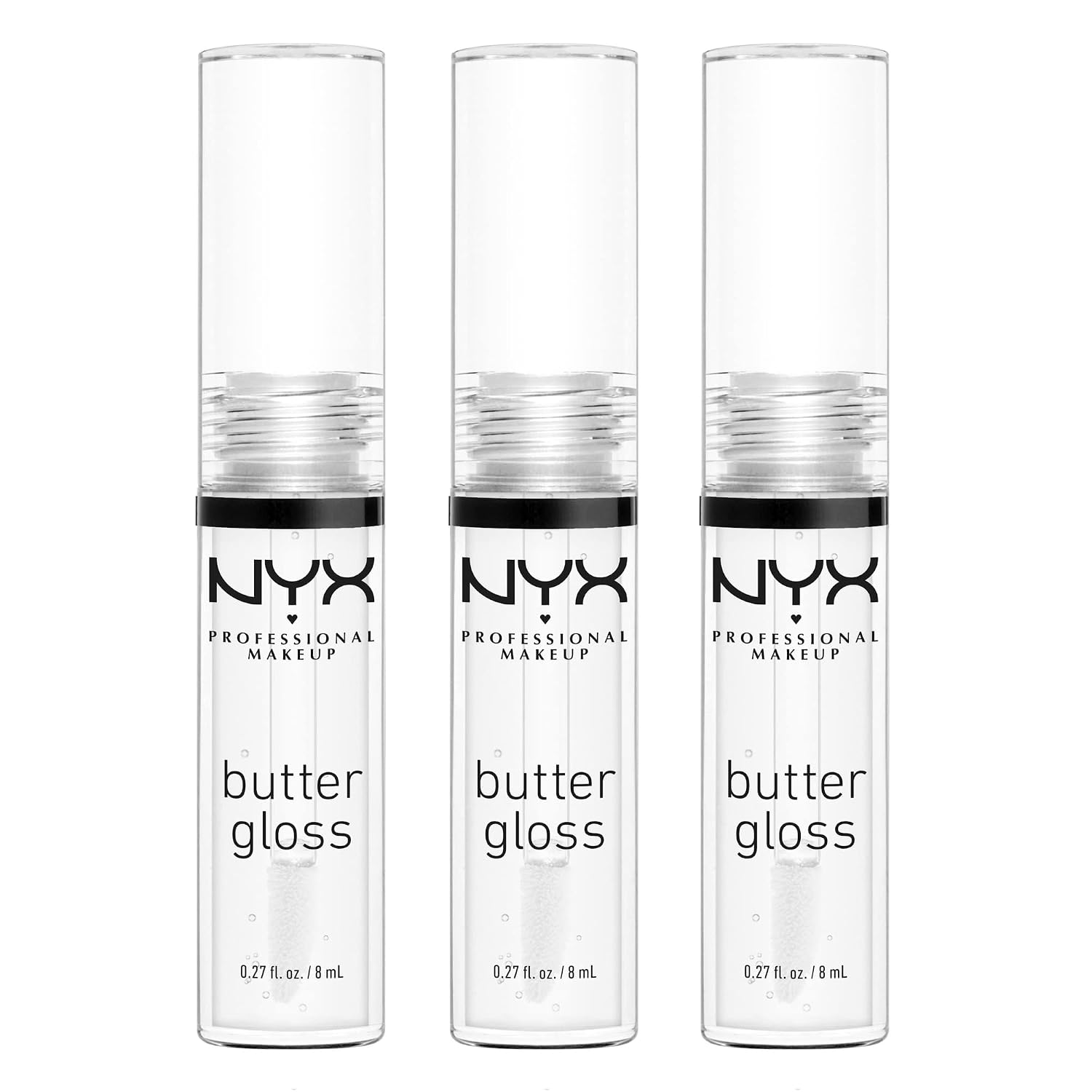 NYX PROFESSIONAL MAKEUP Butter Gloss, Non-Sticky Lip Gloss - Praline (Deep Nude)