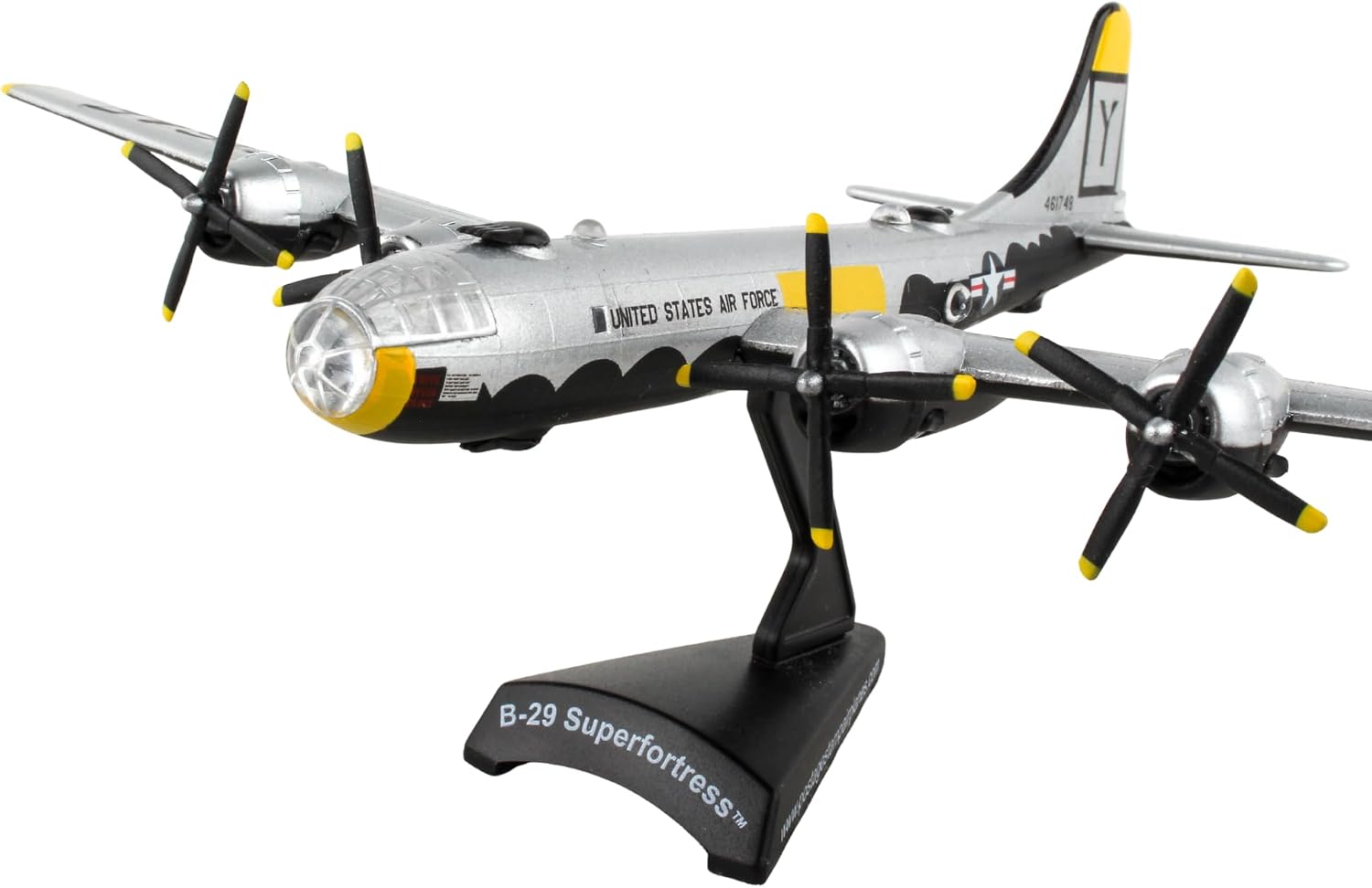 Daron Worldwide Trading B-29 Superfortress Enola Gay Vehicle (1:200 Scale), White