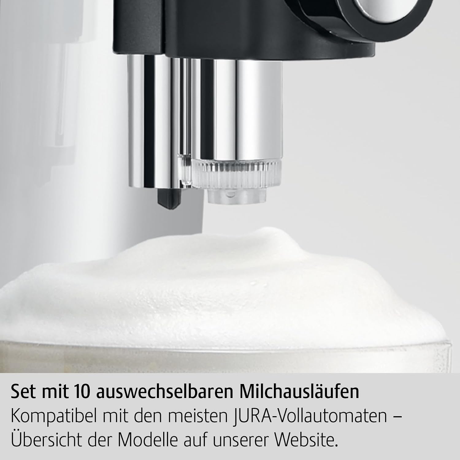 JURA Original - Replaceable Milk Spout CX3 for One-Touch Fully Automatic Machines - TÜV-Certified Hygiene - Pack of 10-72228