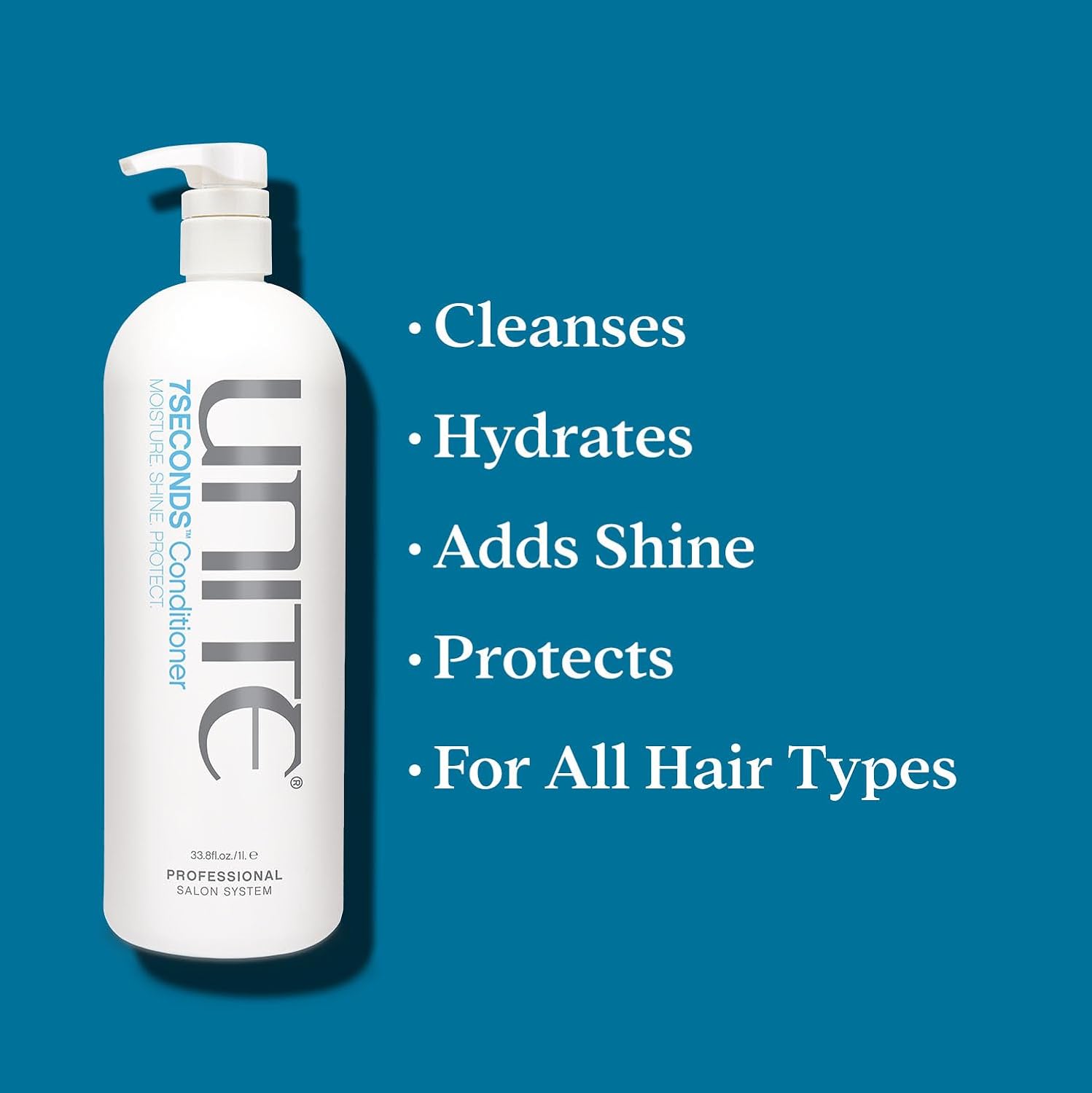 UNITE Hair 7SECONDS Moisturizing Conditioner, 8 fl oz | Daily Color-Safe Conditioner for Dry, Damaged & Color-Treated Hair