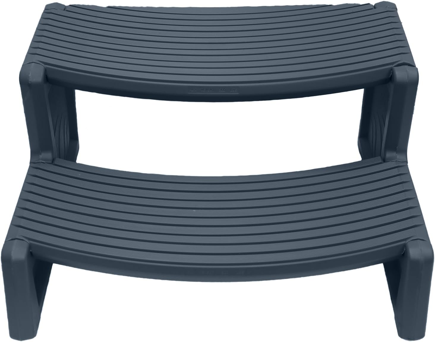 Confer Plastics Resin Multi Purpose Outdoor Non Slip Portable Spa and Hot Tub Handi-Step Deck Patio Steps Accessories, Charcoal Grey