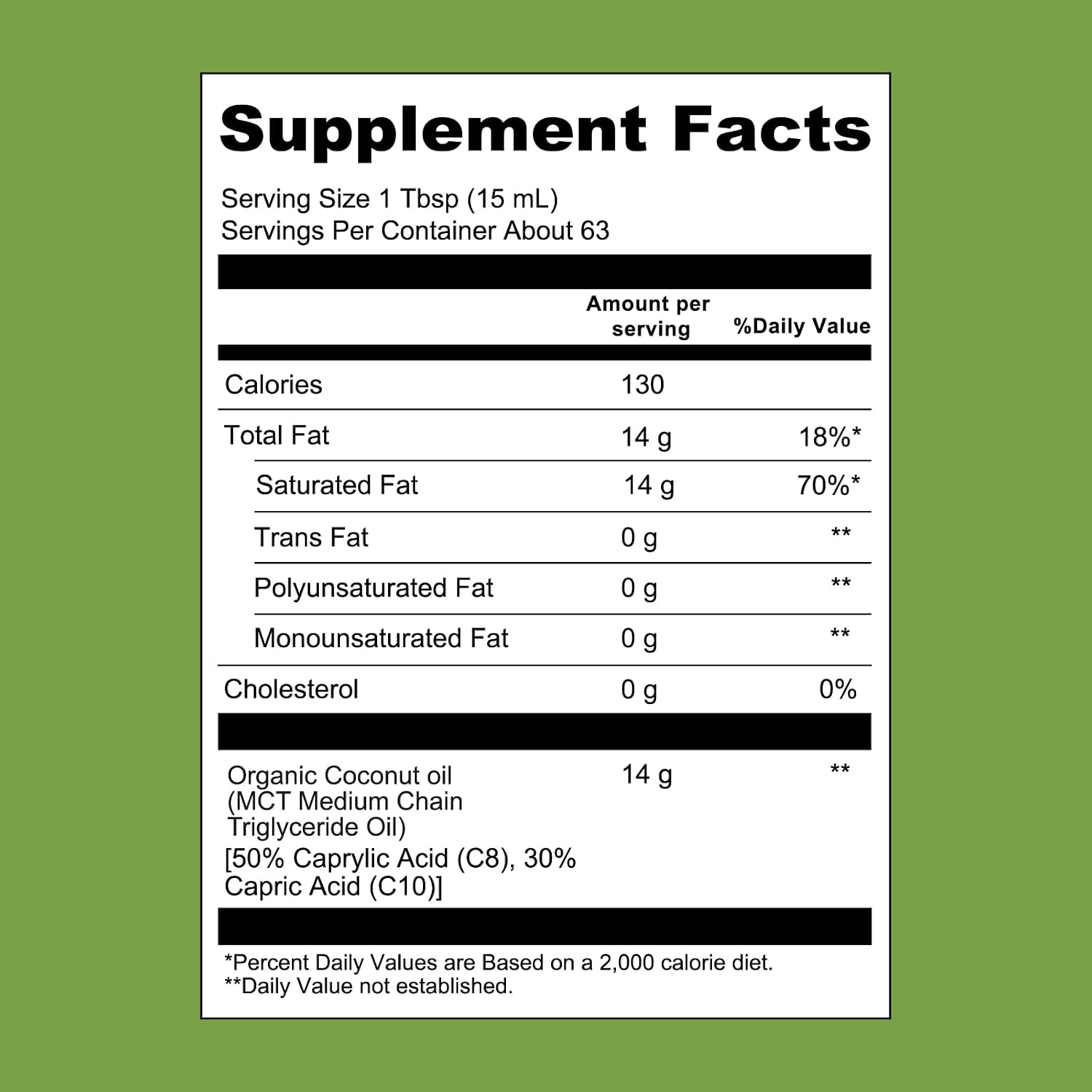 100% Coconut MCT Oil Liquid, 32 Fl Oz | MCT Oil C8 C10 for Sustained Mental Energy & Focus - Support Great for Smoothies Salads Coffee - Palm Free, Keto Friendly