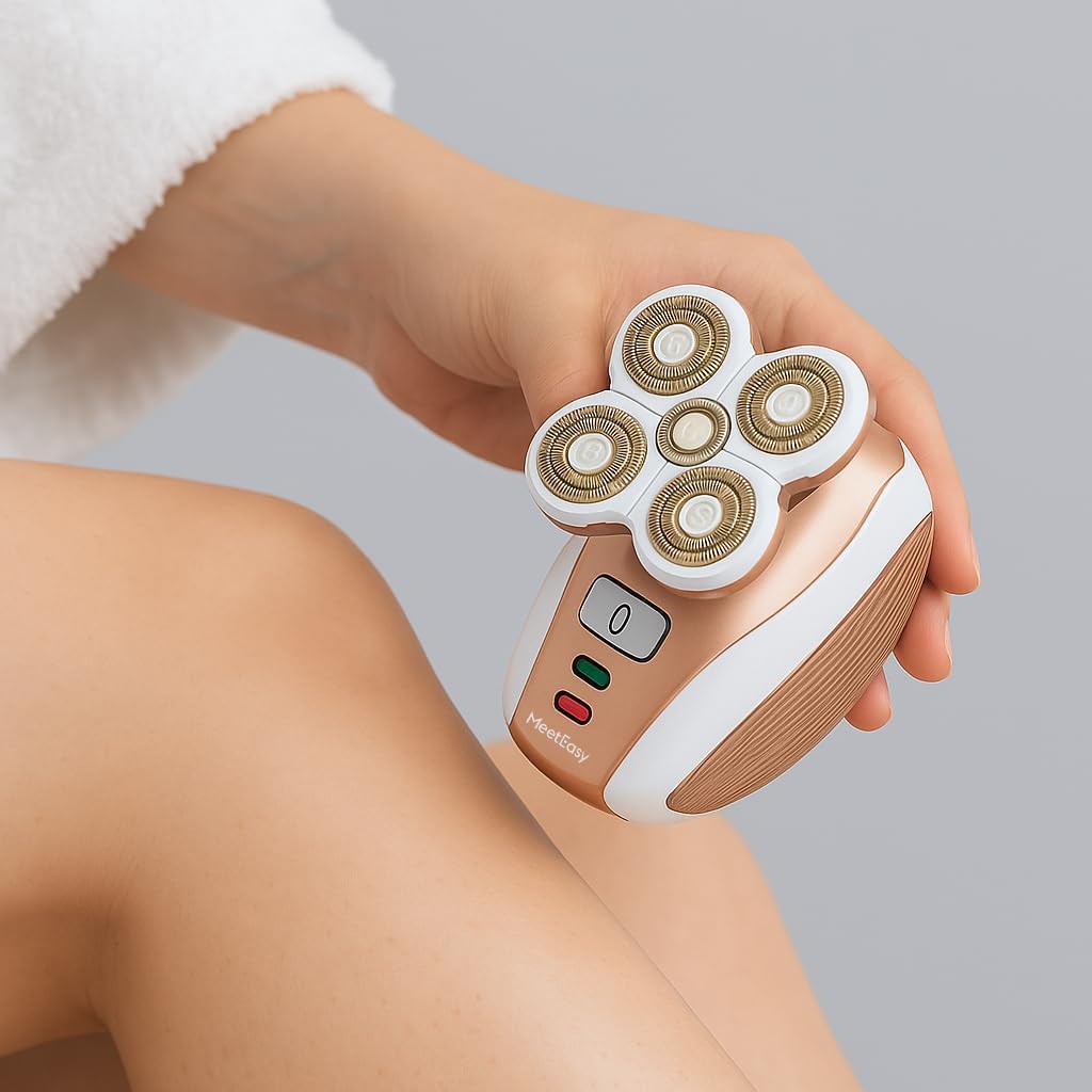 Electric Leg Shaver for Women, Painless Rechargeable Lady Razor