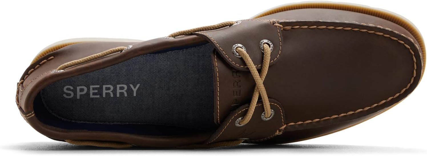 Sperry Men's Leeward 2-Eye Leather Boat Shoe
