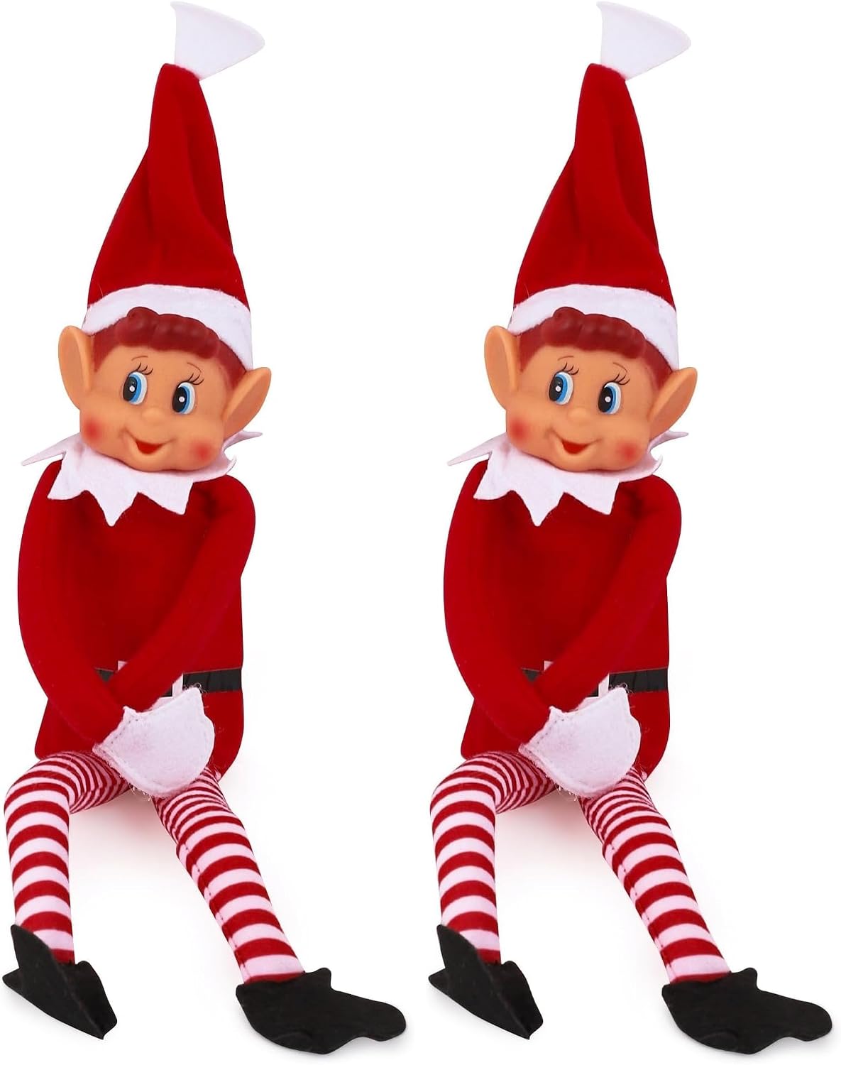 Christmas Elf Behaving Badly Plush Toy | Novelty Long Bendy Naughty Boy Christmas Elves Doll | 12 Inches