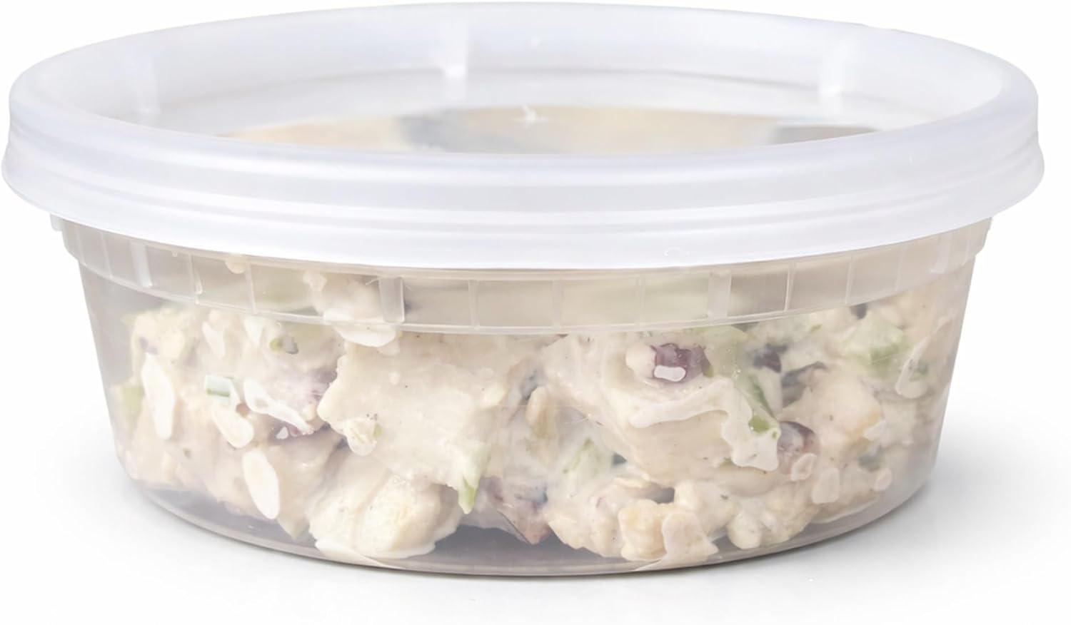 32 oz [20-Pack] Microwavable Plastic Deli Food Storage Containers with Lids