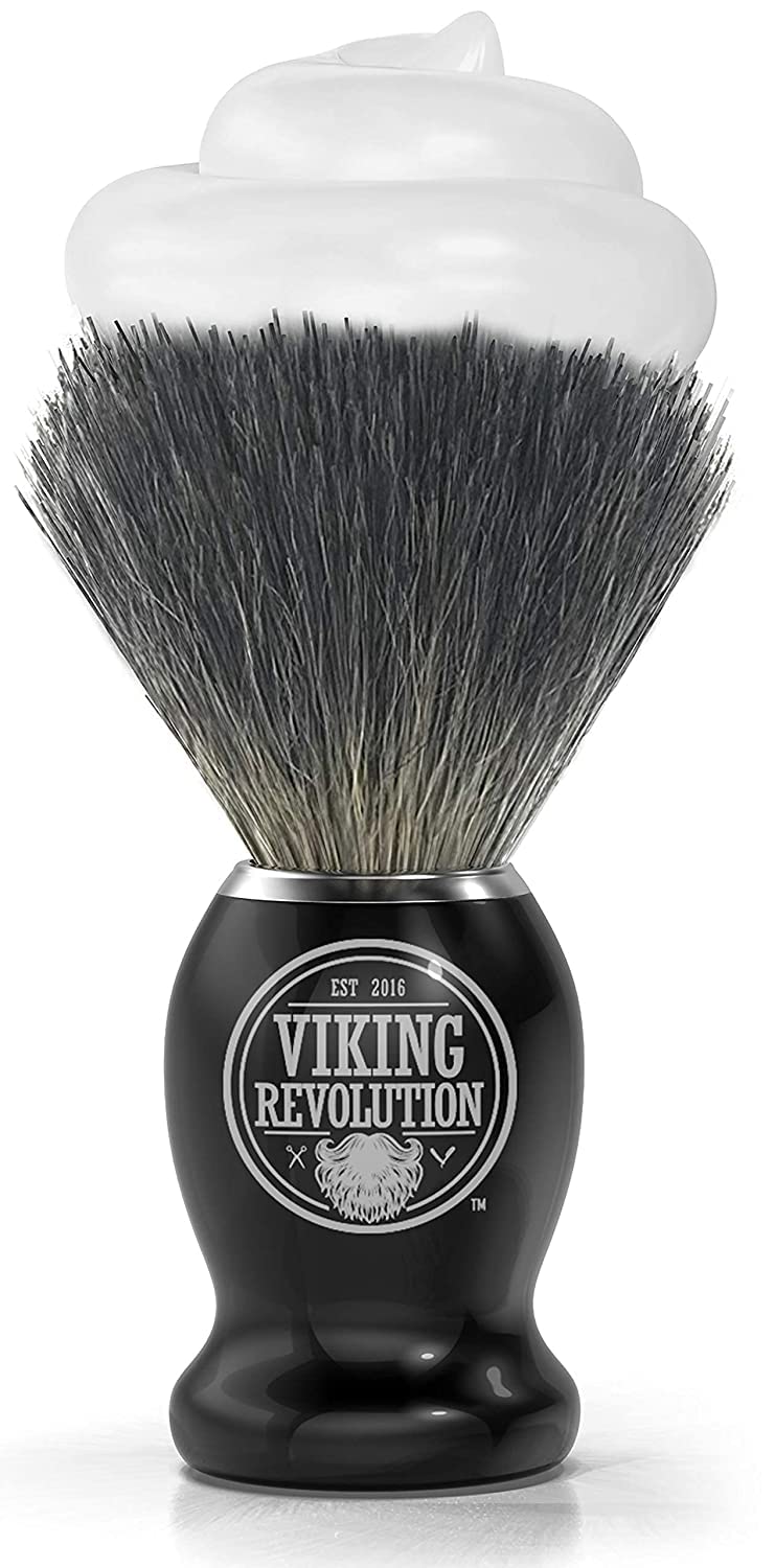 Viking Revolution Badger Hair Shaving Brush - 1 Count