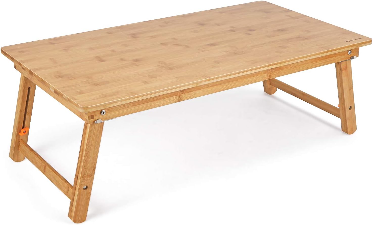 Nnewvante Large Floor Desk Foldable Tray for Adults, Bamboo 33.5 x 17.7in