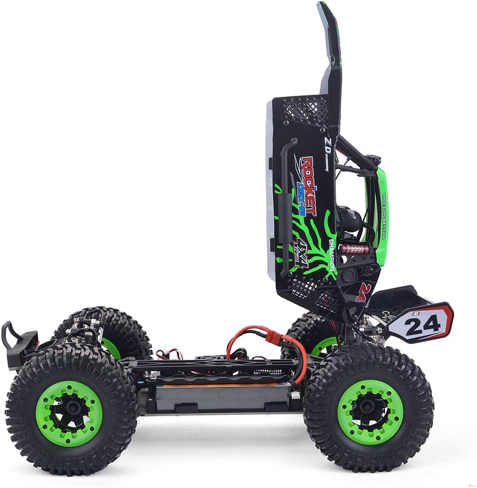 1/10 Scale 4WD RC Cars for Adults Brushless,Max 43 MPH Off-Road Fast RC Cars,Off-Road Remote Control Trucks (Green)