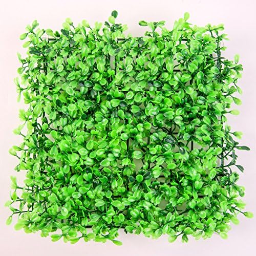 SLSON Aquarium Decorations Grass Artificial Plastic Lawn 9 inches Square Landscape Green Plants for Saltwater Freshwater Tropical Fish Tank Decoration