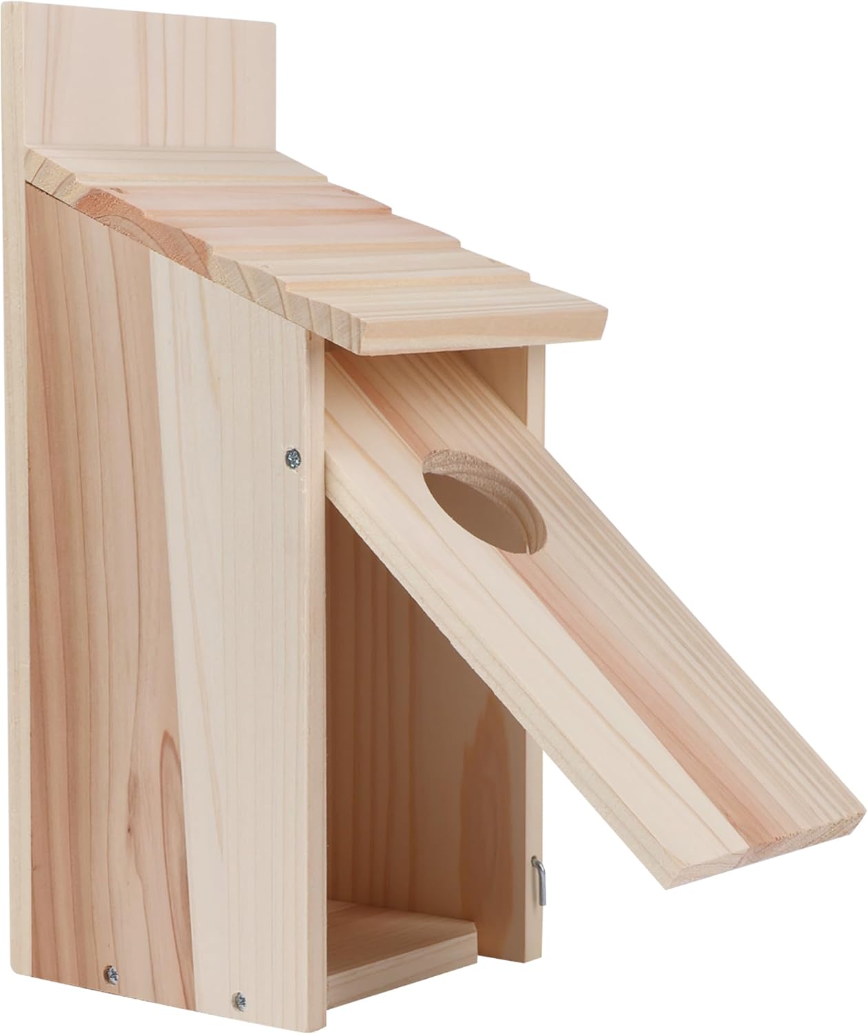 Cedar Blue Bird Box House,Hummingbird Wren Chickadee House, Assembled,1Pcs