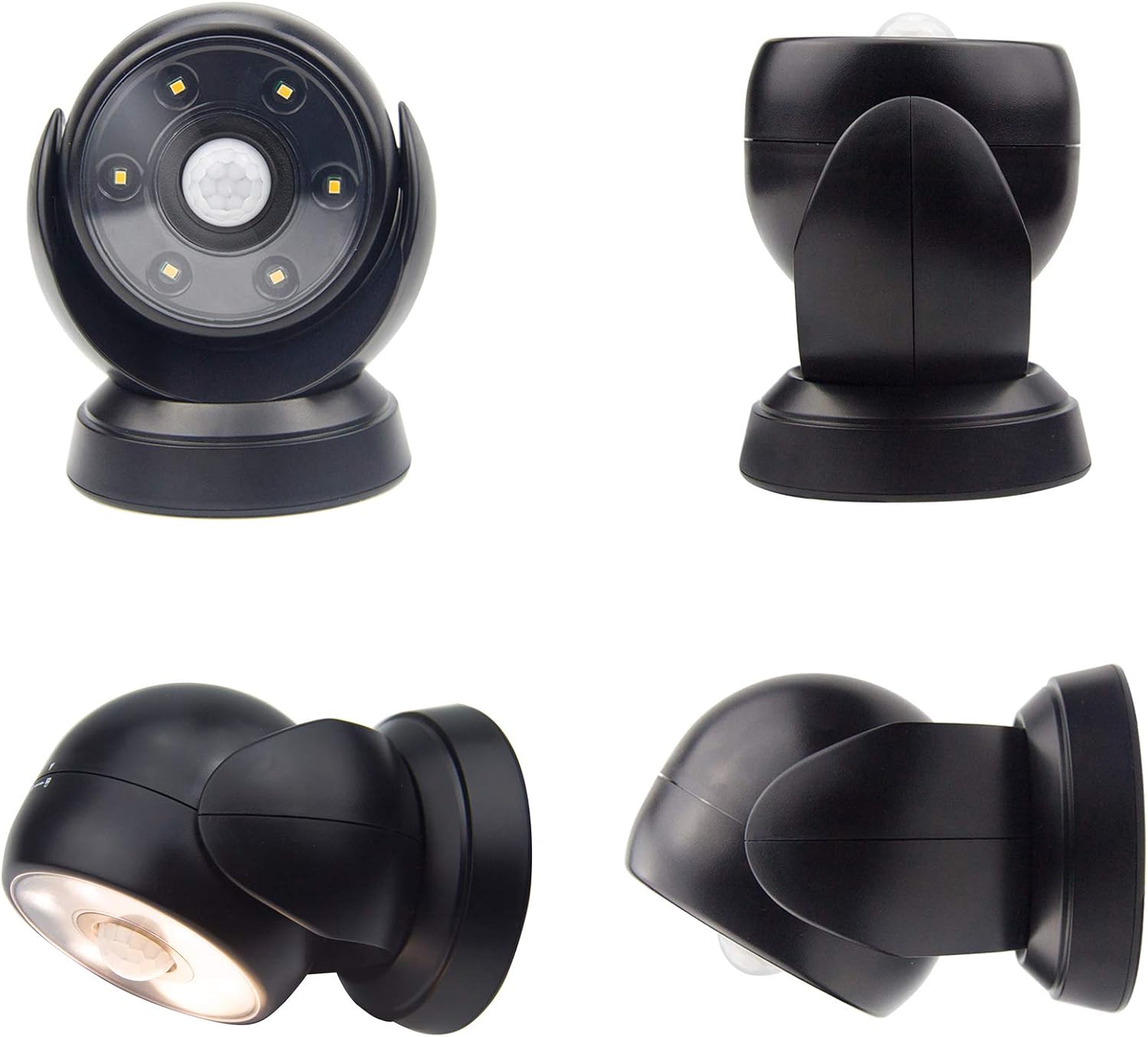 HONWELL Battery Operated Motion Sensor Light Outdoor Wireless Spotlight Waterproof Motion Detector Security Flood Light