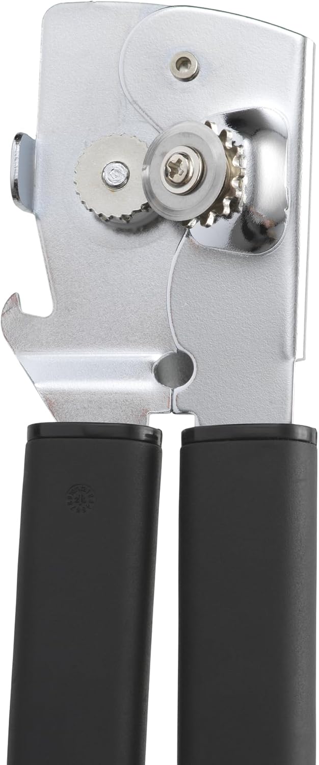 GoodCook Everyday Classic Can Opener, High Carbon Stainless Steel Blade, Heavy Duty with Soft Grip Handles, Manual Kitchen Tool for All Can Sizes