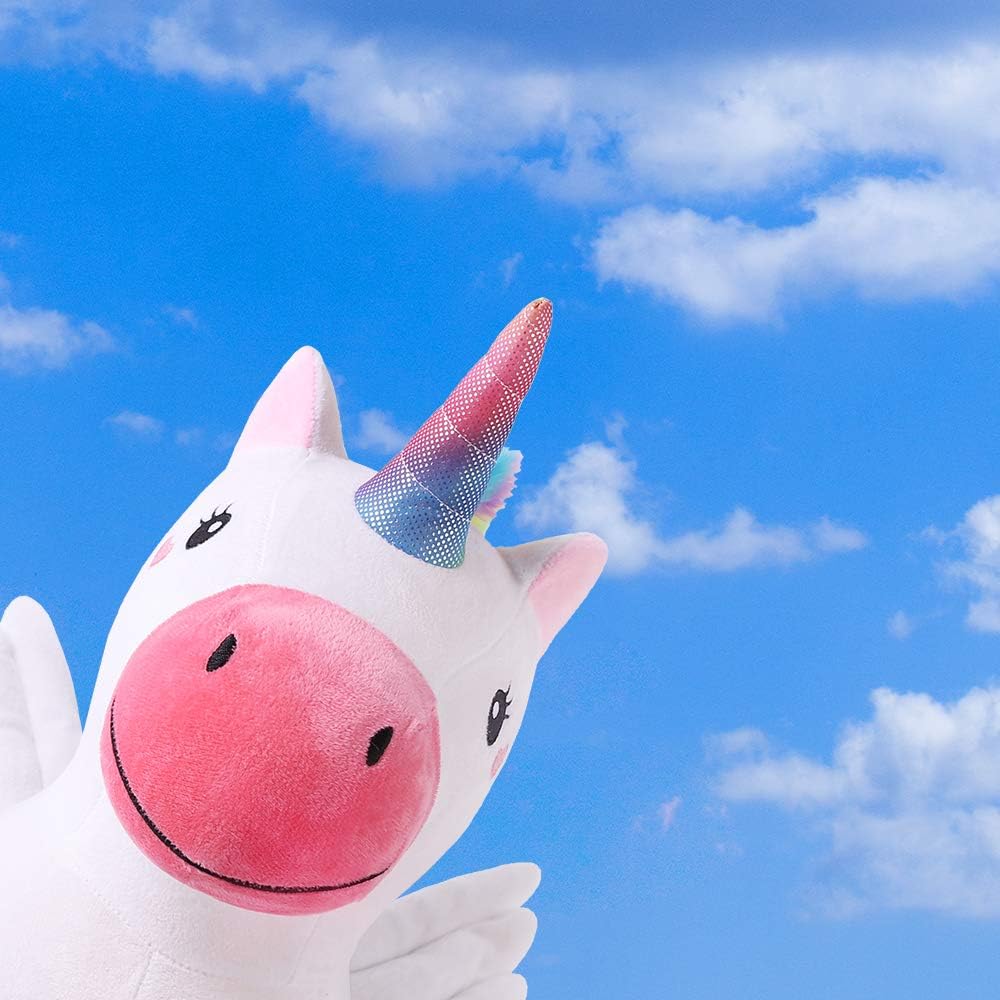 Bouncy Pals Toddler Horse Hopper Toy, Kids Outdoor Ride Bounce Farm Animal | Inflatable Bouncing Hopping Toy, Indoor Baby Plush Bouncer Horse, Birthday Gift for 18 Month 2 3 4 Year Old Child Boys Girls