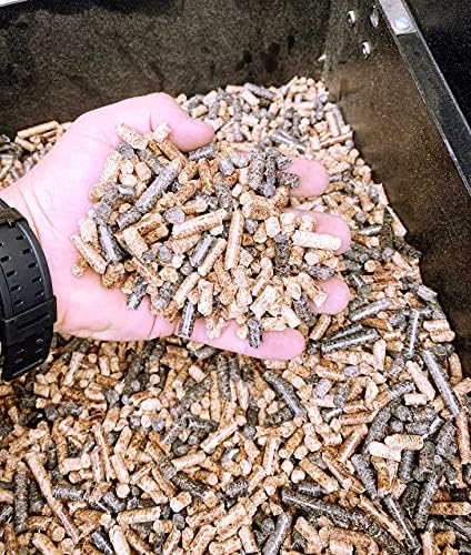 Pellet Pro Charcoal/Oak Pellets Pellet Grill Fuel BBQ Pellets | Made from All-Natural Premium Oak Mixed Pellets | Outdoor Gas, Charcoal