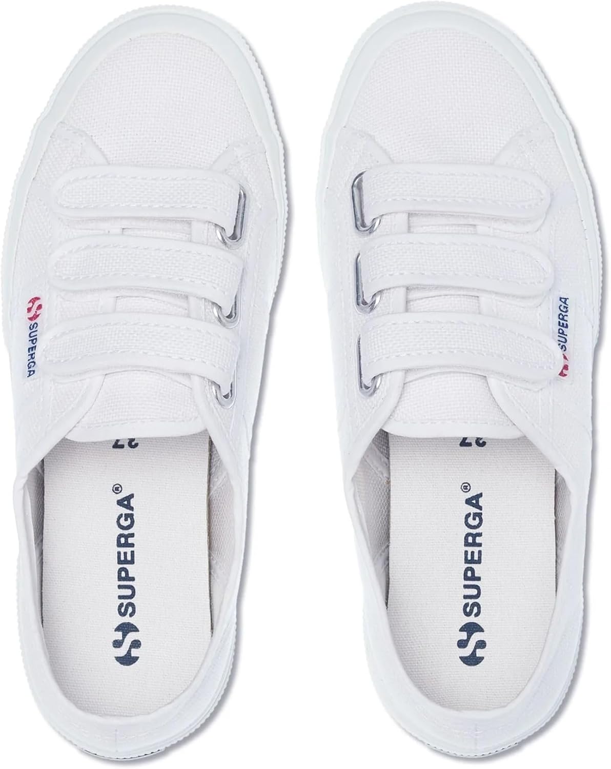 Superga Unisex 2750 Cot3strapu Cotton Canvas Sneakers with Touch Strap Fastening