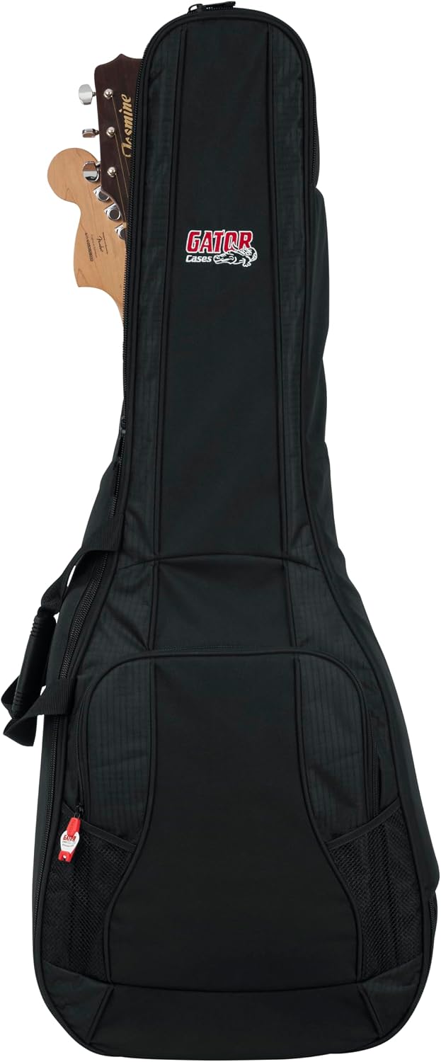 Gator Cases 4G-MiZone Series Gig Bag For Electric Guitars with Adjustable Backpack Straps, Fits Jazzmaster Style Guitars (GB-4G-JMASTER)