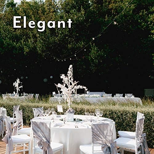 Upper Midland Products White Paper Table Cloths for Round Tables - 82” Octyround Paper Tablecloths with Plastic Backing Round Paper Table Cover