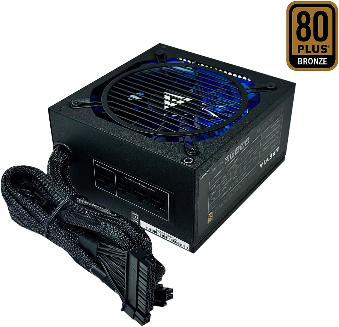 Apevia ATX-SN900W Signature 900W 80+ Bronze Semi Modular Power Supply