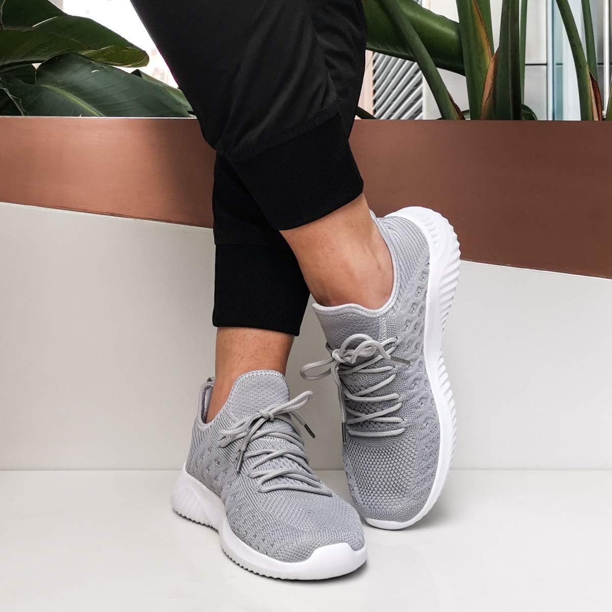 Feethit Mens Slip On Walking Shoes Mens Running Shoes Tennis Sneakers